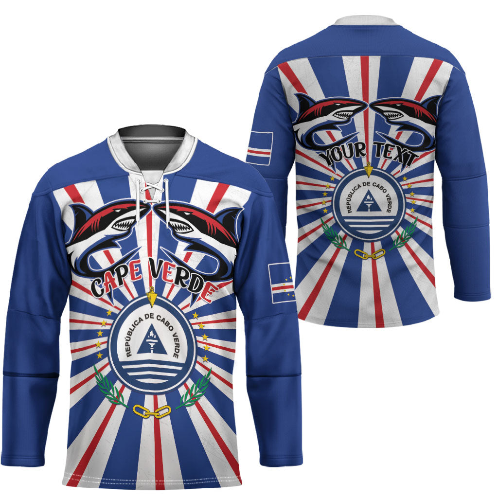 Personalized Cape Verde 1975 Hockey Jersey Happy Independence Day