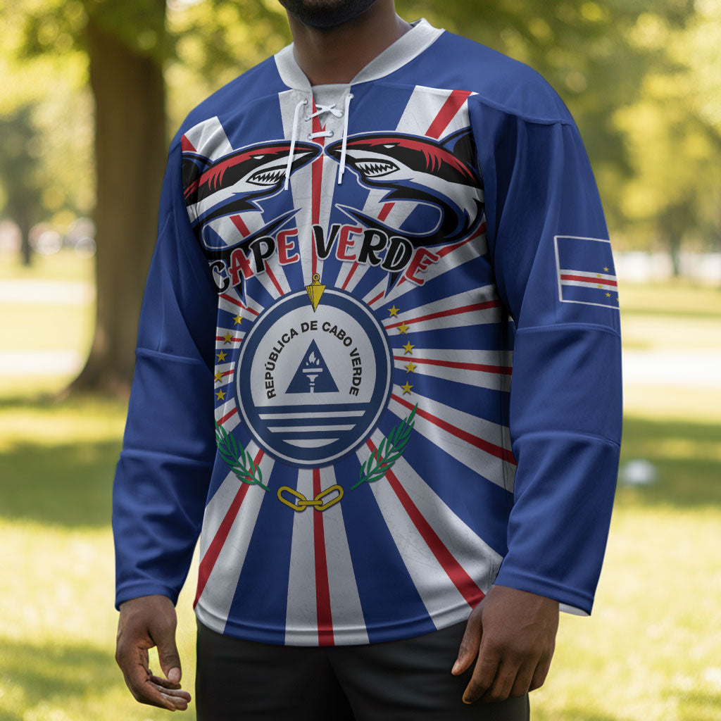Personalized Cape Verde 1975 Hockey Jersey Happy Independence Day