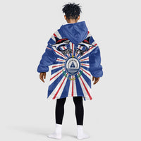 Personalized Cape Verde 1975 Kid Wearable Blanket Hoodie Happy Independence Day