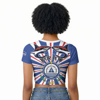 Personalized Cape Verde 1975 Raglan Cropped T shirt Happy Independence Day