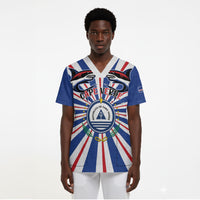 Personalized Cape Verde 1975 Scrub Top Happy Independence Day