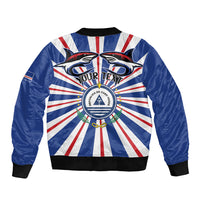 Personalized Cape Verde 1975 Sleeve Zip Bomber Jacket Happy Independence Day
