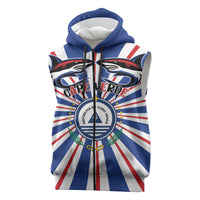 Personalized Cape Verde 1975 Sleeveless Zip Hoodie Happy Independence Day