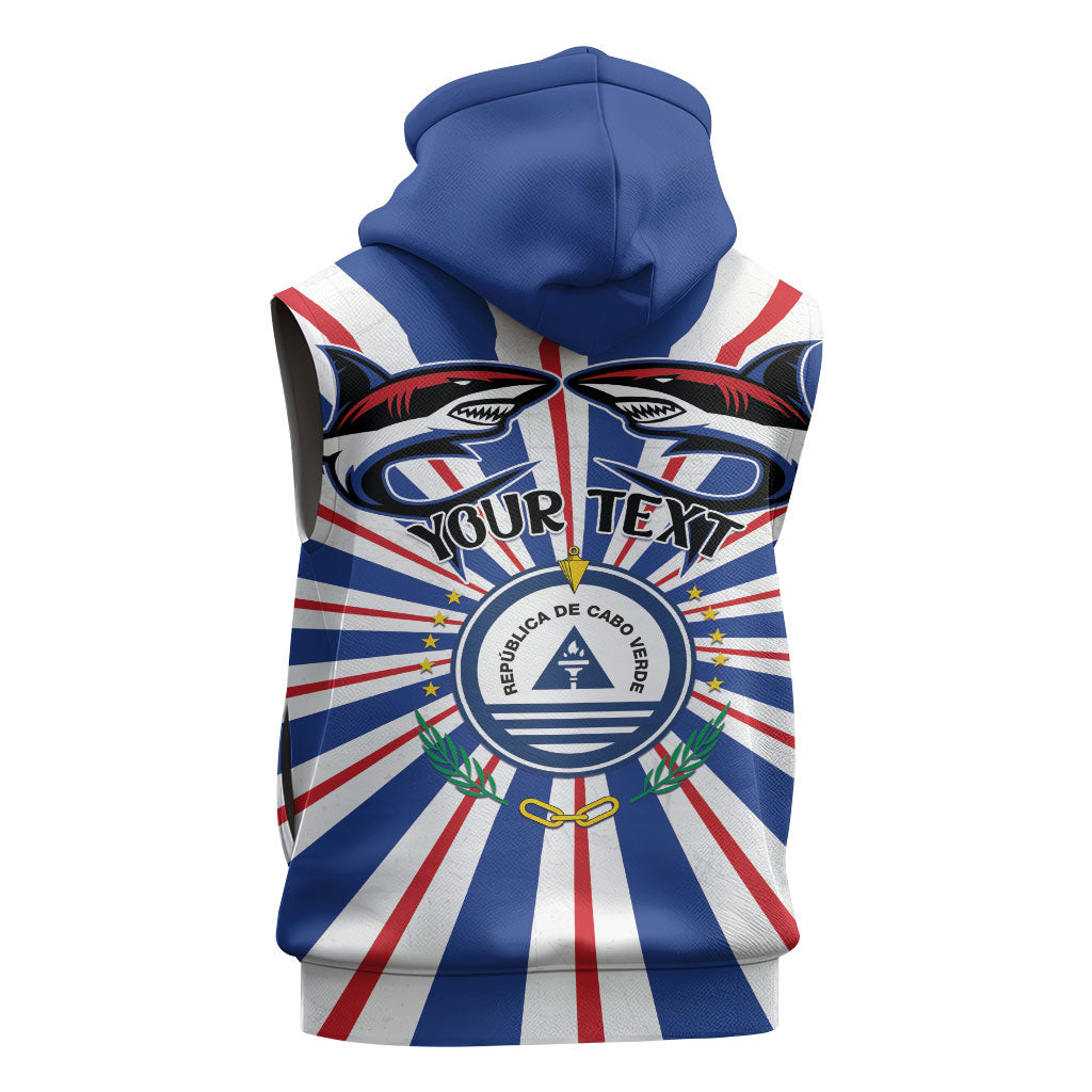Personalized Cape Verde 1975 Sleeveless Zip Hoodie Happy Independence Day