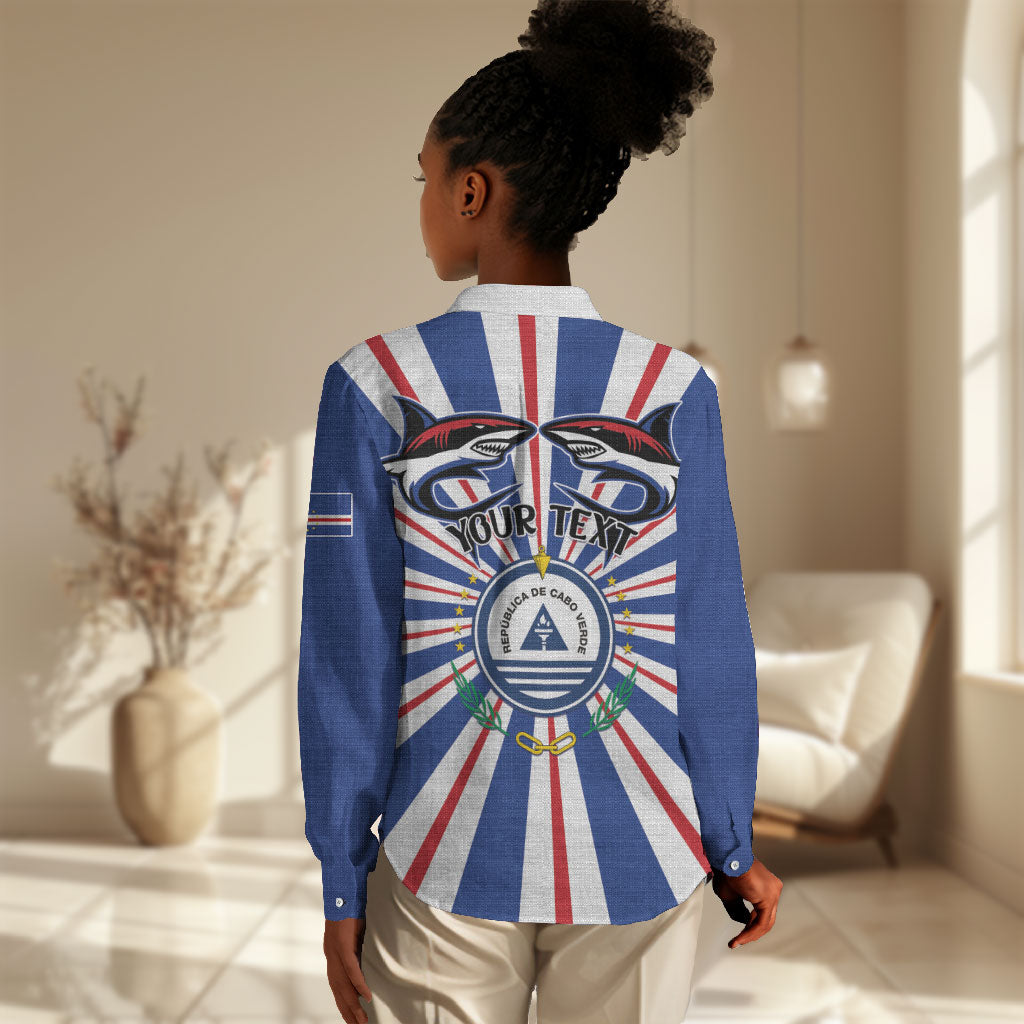 Personalized Cape Verde 1975 Women Casual Shirt Happy Independence Day