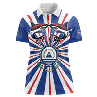 Personalized Cape Verde 1975 Women Polo Shirt Happy Independence Day