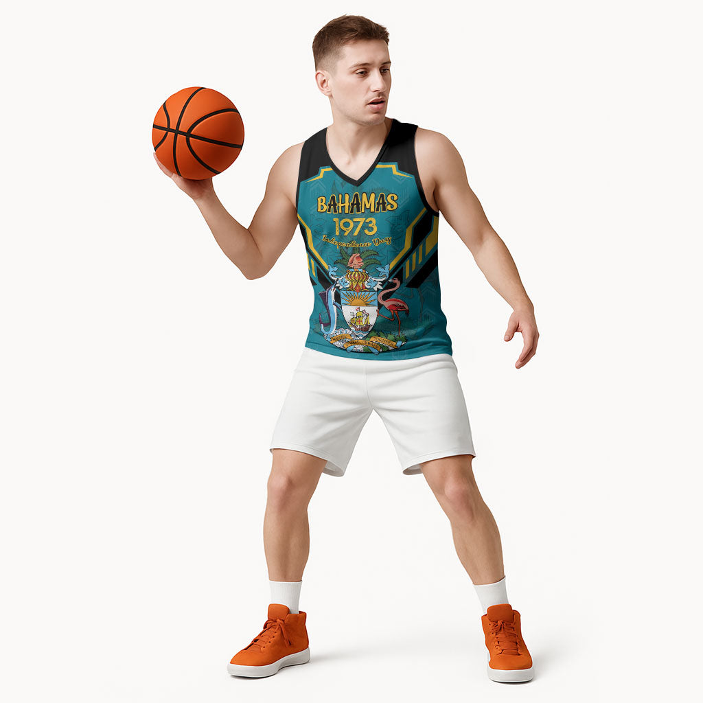 Personalized Bahamas 1973 Basketball Jersey Happy Independence Day