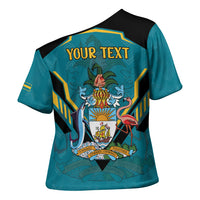 Personalized Bahamas 1973 Cross Shoulder Shirt Happy Independence Day