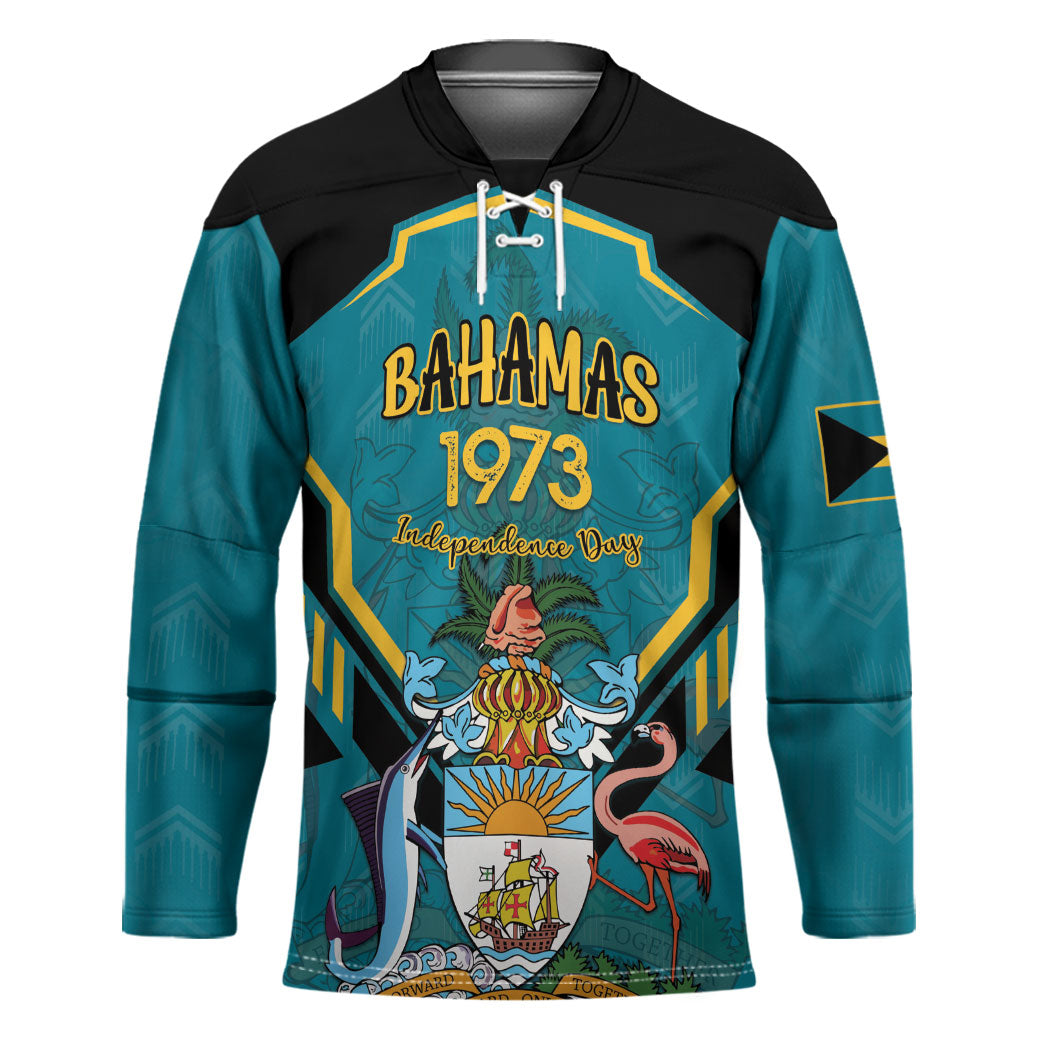 Personalized Bahamas 1973 Hockey Jersey Happy Independence Day