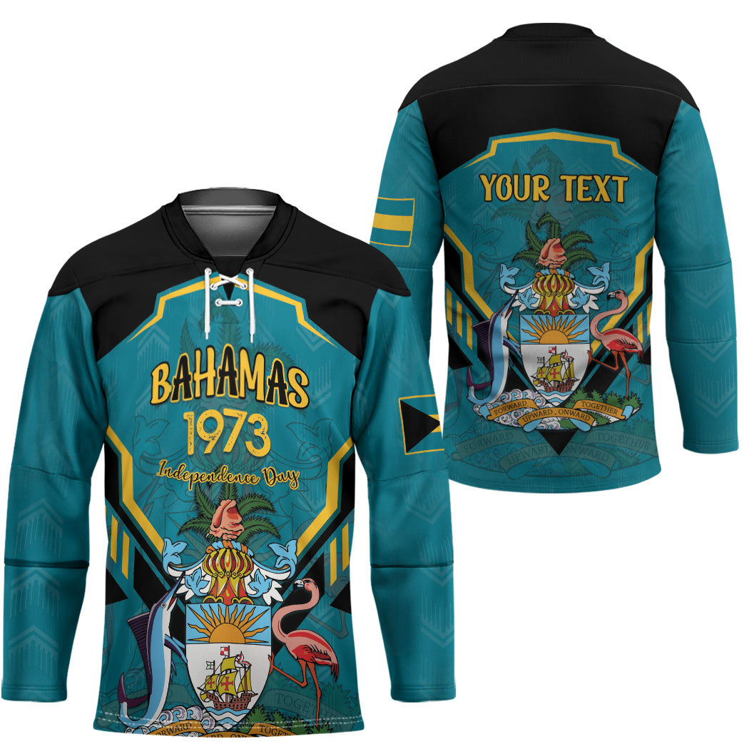 Personalized Bahamas 1973 Hockey Jersey Happy Independence Day