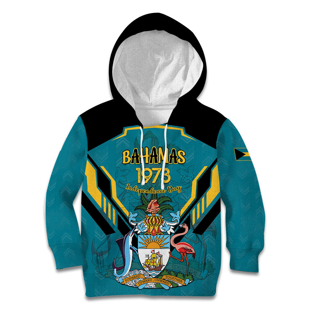 Personalized Bahamas 1973 Kid Hoodie Happy Independence Day