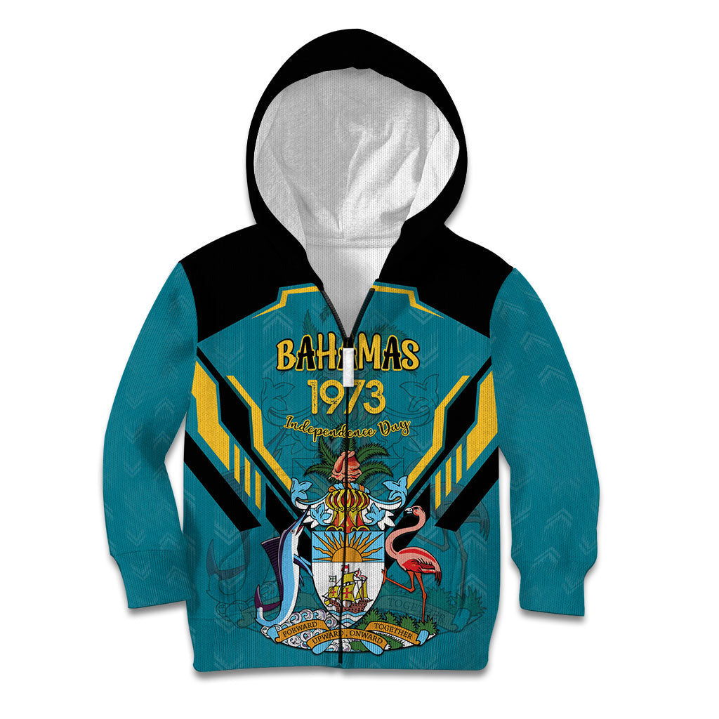 Personalized Bahamas 1973 Kid Hoodie Happy Independence Day