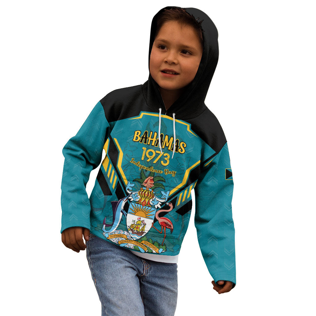 Personalized Bahamas 1973 Kid Hoodie Happy Independence Day