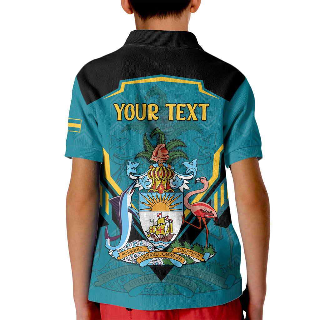 Personalized Bahamas 1973 Kid Polo Shirt Happy Independence Day