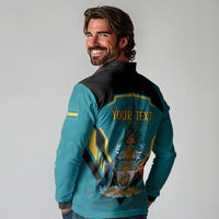 Personalized Bahamas 1973 Long Sleeve Polo Shirt Happy Independence Day
