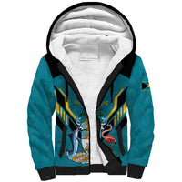 Personalized Bahamas 1973 Sherpa Hoodie Happy Independence Day