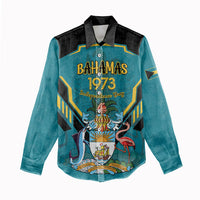 Personalized Bahamas 1973 Women Casual Shirt Happy Independence Day