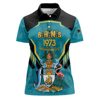 Personalized Bahamas 1973 Women Polo Shirt Happy Independence Day