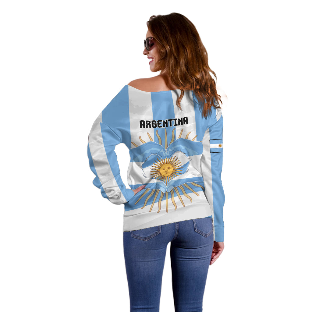 9 July Argentina Independence Day Off Shoulder Sweater The House Of Tucuman Special Version - Wonder Print Shop