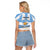 9 July Argentina Independence Day Raglan Cropped T Shirt The House Of Tucuman Special Version - Wonder Print Shop