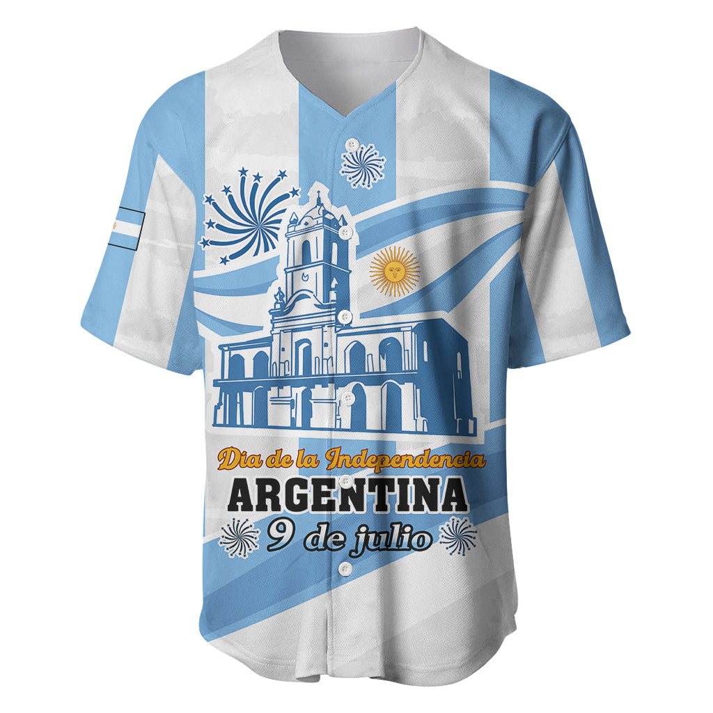 Custom 9 July Argentina Independence Day Baseball Jersey The House Of Tucuman Special Version - Wonder Print Shop