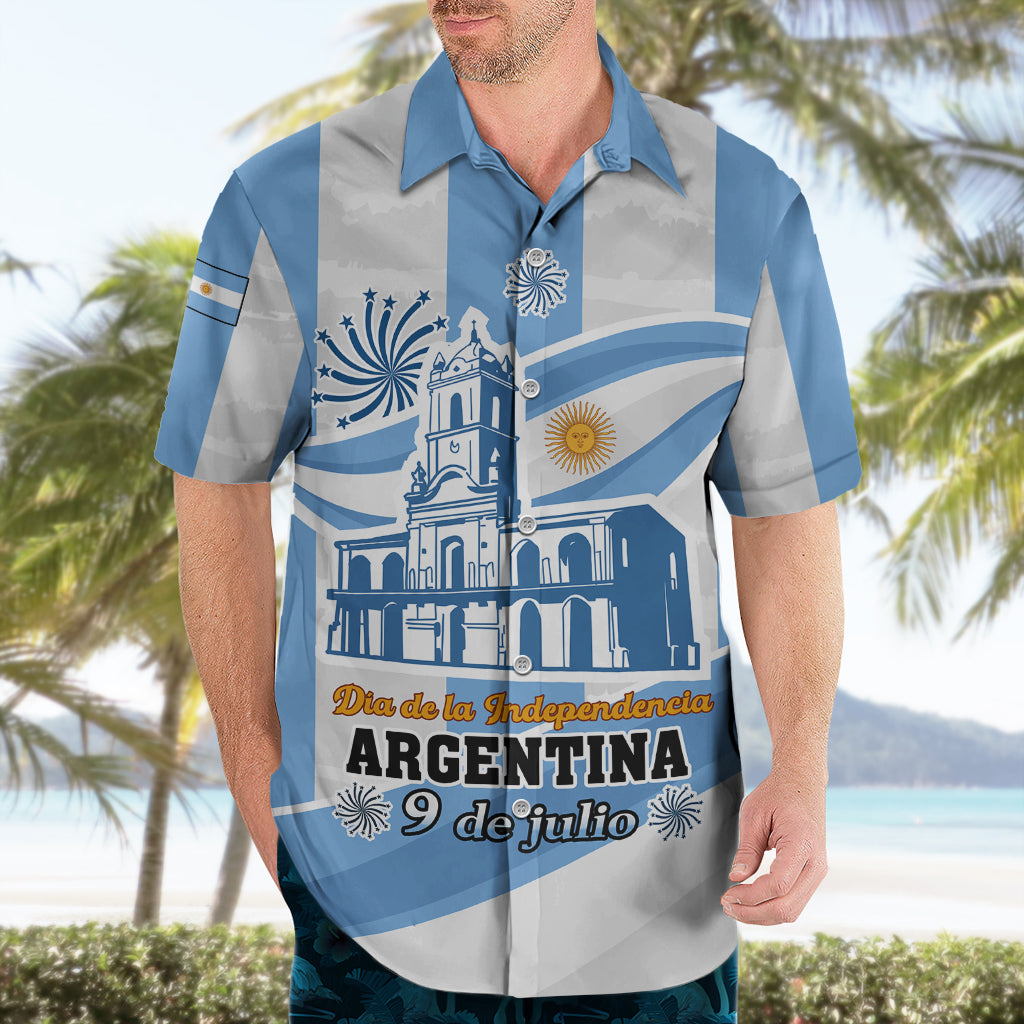 Custom 9 July Argentina Independence Day Hawaiian Shirt The House Of Tucuman Special Version - Wonder Print Shop