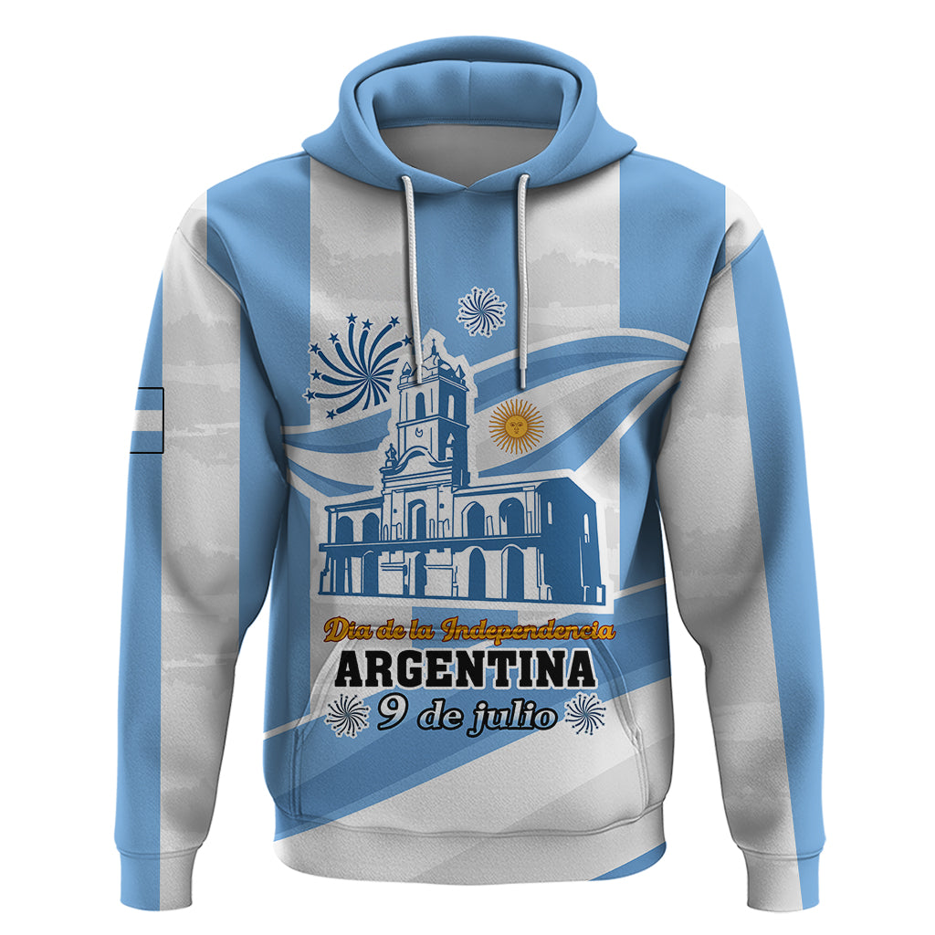 Custom 9 July Argentina Independence Day Hoodie The House Of Tucuman Special Version - Wonder Print Shop