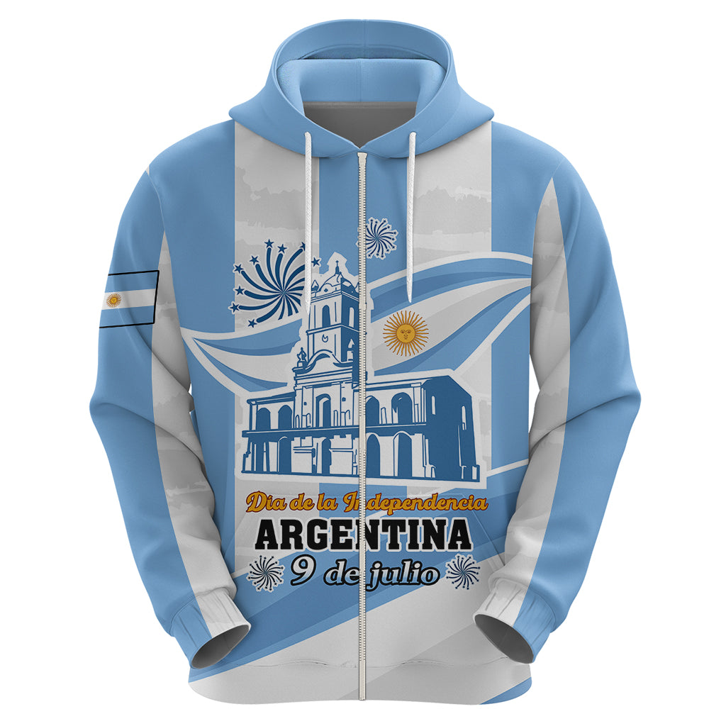 Custom 9 July Argentina Independence Day Hoodie The House Of Tucuman Special Version - Wonder Print Shop