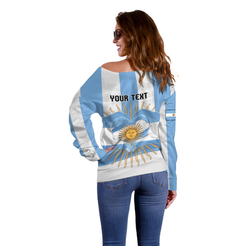 Custom 9 July Argentina Independence Day Off Shoulder Sweater The House Of Tucuman Special Version - Wonder Print Shop