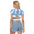 Custom 9 July Argentina Independence Day Raglan Cropped T Shirt The House Of Tucuman Special Version - Wonder Print Shop