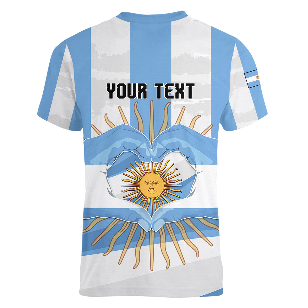 Custom 9 July Argentina Independence Day Women V Neck T Shirt The House Of Tucuman Special Version - Wonder Print Shop