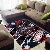 No Kings In America Since 1776 Area Rug Grunge Style - Wonder Print Shop