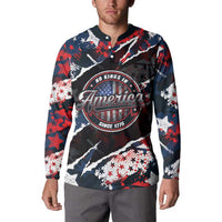 No Kings In America Since 1776 Button Sweatshirt Grunge Style - Wonder Print Shop