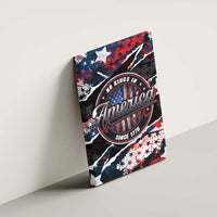 No Kings In America Since 1776 Canvas Wall Art Grunge Style - Wonder Print Shop