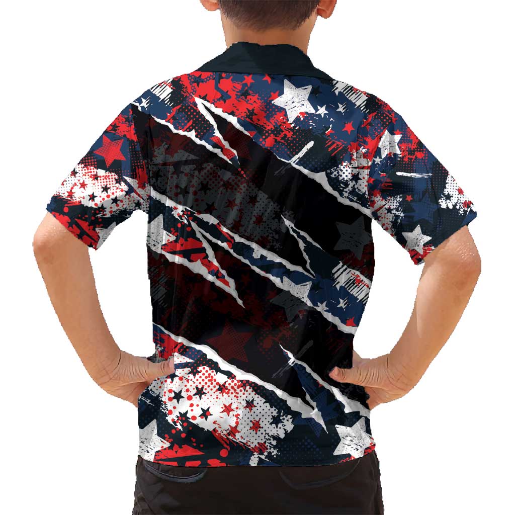 No Kings In America Since 1776 Family Matching Long Sleeve Bodycon Dress and Hawaiian Shirt Grunge Style - Wonder Print Shop