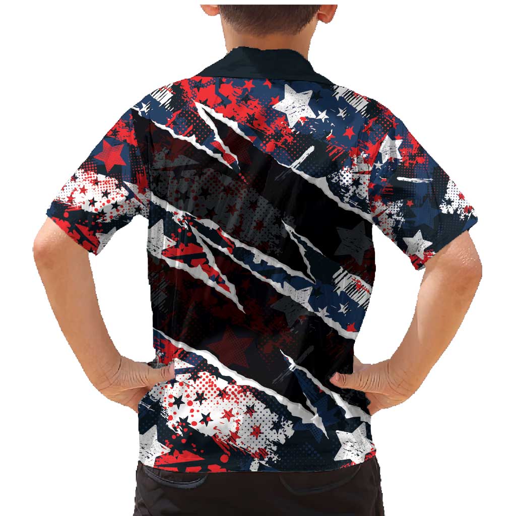 No Kings In America Since 1776 Family Matching Mermaid Dress and Hawaiian Shirt Grunge Style - Wonder Print Shop