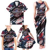 No Kings In America Since 1776 Family Matching Tank Maxi Dress and Hawaiian Shirt Grunge Style - Wonder Print Shop