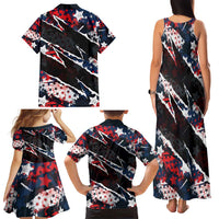 No Kings In America Since 1776 Family Matching Tank Maxi Dress and Hawaiian Shirt Grunge Style - Wonder Print Shop