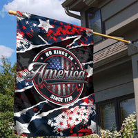 No Kings In America Since 1776 Garden Flag Grunge Style - Wonder Print Shop
