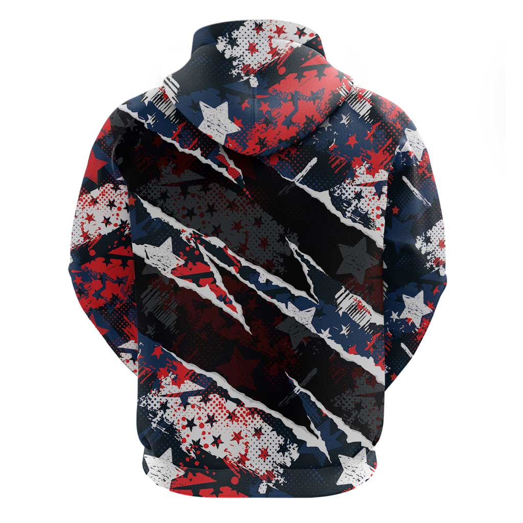 No Kings In America Since 1776 Hoodie Grunge Style - Wonder Print Shop