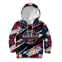 No Kings In America Since 1776 Kid Hoodie Grunge Style - Wonder Print Shop