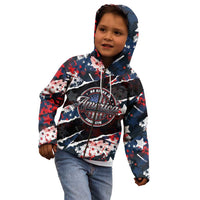 No Kings In America Since 1776 Kid Hoodie Grunge Style - Wonder Print Shop
