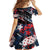 No Kings In America Since 1776 Kid Short Sleeve Dress Grunge Style - Wonder Print Shop
