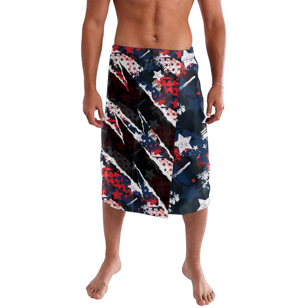 No Kings In America Since 1776 Lavalava Grunge Style - Wonder Print Shop