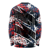 No Kings In America Since 1776 Long Sleeve Shirt Grunge Style - Wonder Print Shop