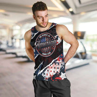 No Kings In America Since 1776 Men Tank Top Grunge Style - Wonder Print Shop