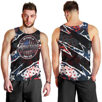 No Kings In America Since 1776 Men Tank Top Grunge Style - Wonder Print Shop