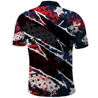 No Kings In America Since 1776 Polo Shirt Grunge Style - Wonder Print Shop