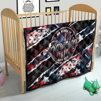 No Kings In America Since 1776 Quilt Grunge Style - Wonder Print Shop