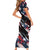 No Kings In America Since 1776 Short Sleeve Bodycon Dress Grunge Style - Wonder Print Shop